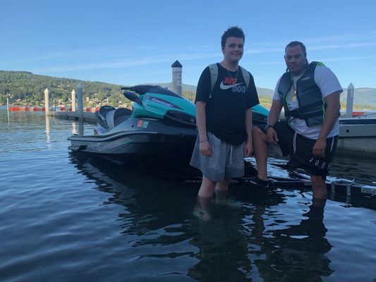 Out on the water